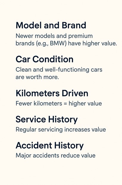 What Things Decide The Value Of Your Car
