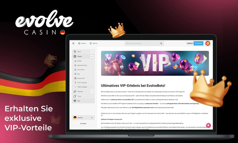 Image: Entdecken Sie das Online Casino Evolve mit den besten Slot-Spielen und Jackpots